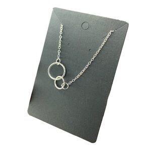 Silver ring necklace